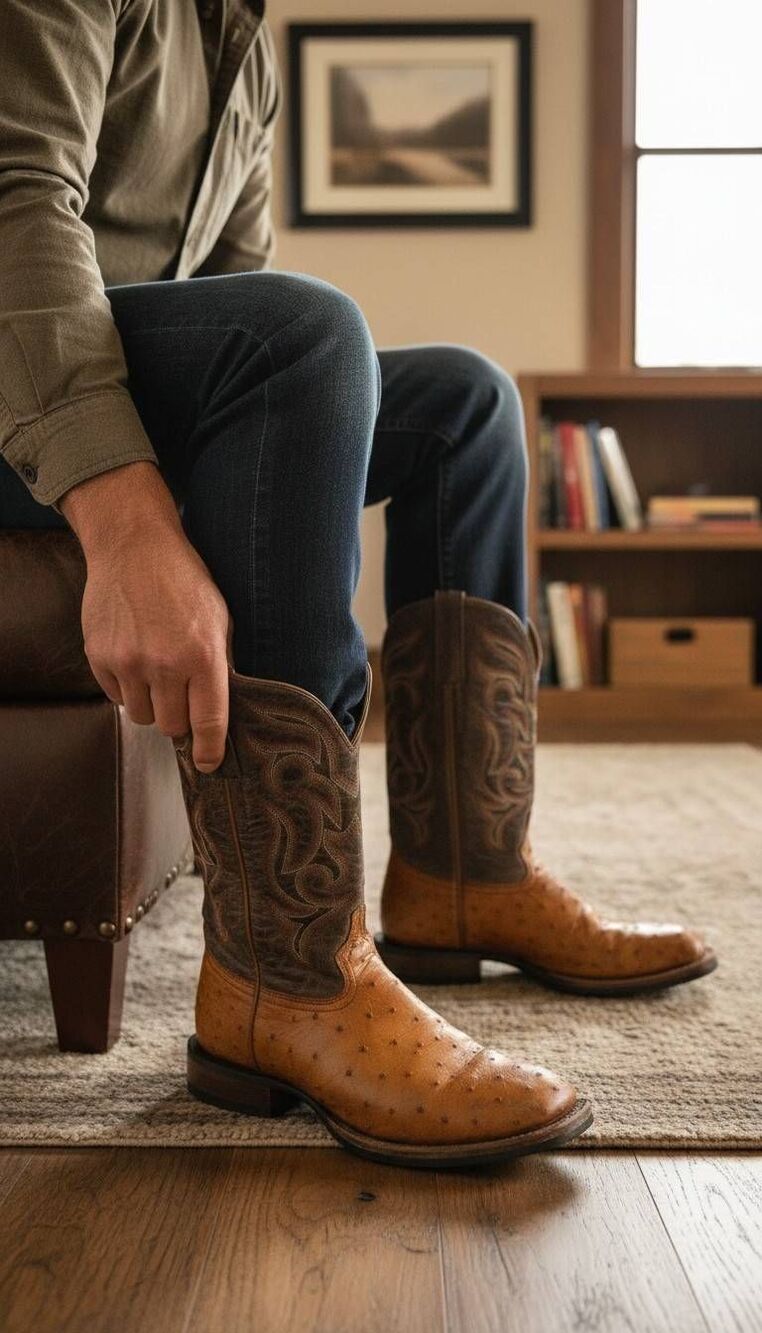 Lucchese Ostrich boots